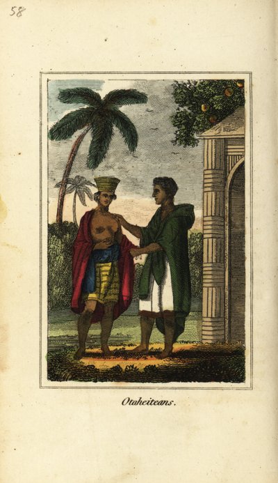 Otaheitianos o nativos de Tahití, Polinesia de English School
