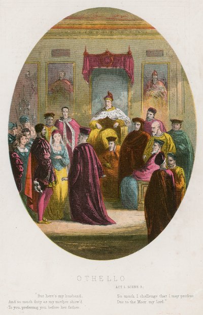 Othello, Acto 1 escena iii de English School