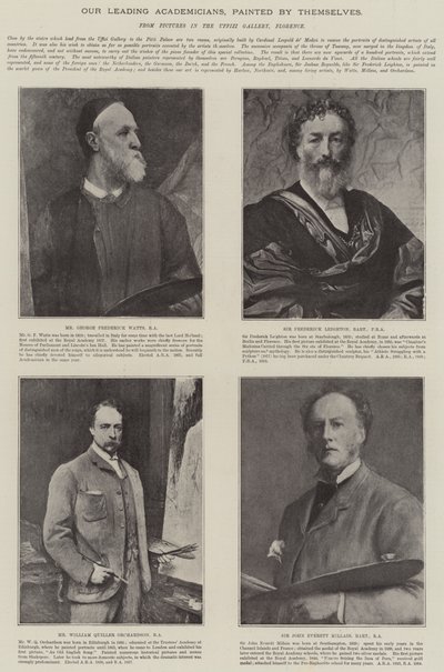 Nuestros Principales Académicos, pintados por ellos mismos de English School