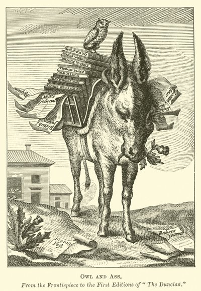 Búho y asno de English School