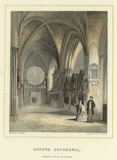 Catedral de Oxford, pasillo norte del coro de English School