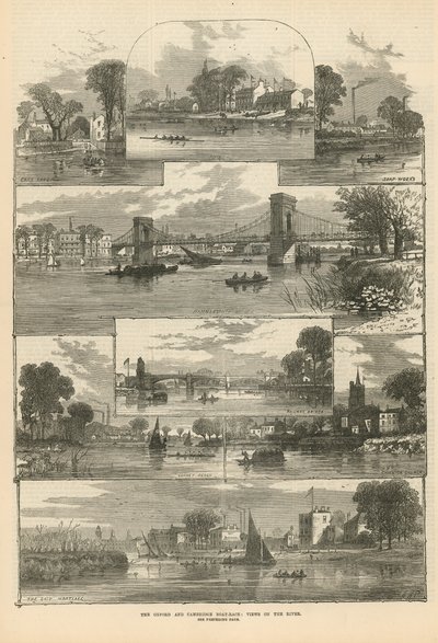 Carrera de botes de Oxford y Cambridge de English School
