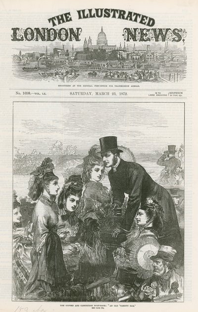 La carrera de botes de Oxford y Cambridge de English School