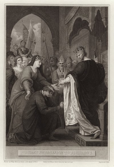 Sumisión de Juan a Ricardo I de English School