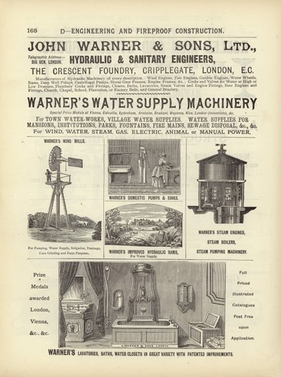 Página del Compendio de Arquitectos, Topógrafos e Ingenieros 1892 de English School