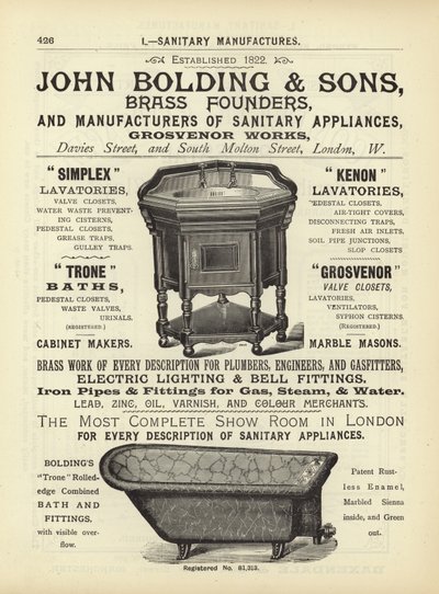 Página del Compendio de Arquitectos, Topógrafos e Ingenieros 1892 de English School
