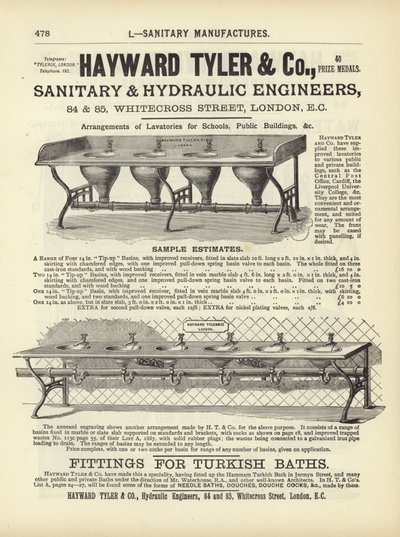 Página del Compendio de Arquitectos, Topógrafos e Ingenieros 1892 de English School