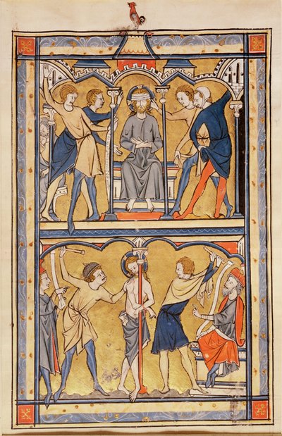 Página de un salterio, c.1270 de English School