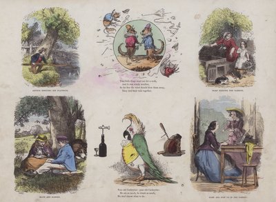 Página del Libro de Imágenes Atractivas de English School