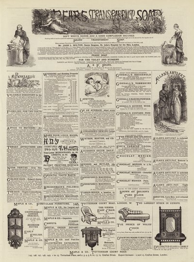 Página de Anuncios (grabado) de English School