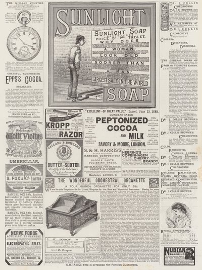 Página de anuncios de English School