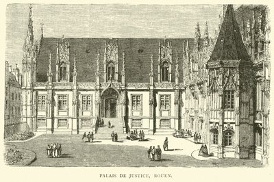 Palais de Justice, Rouen, diciembre 1870 de English School