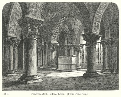 Panteón de San Isidoro, León (grabado) de English School