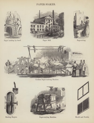 Papelero (grabado) de English School