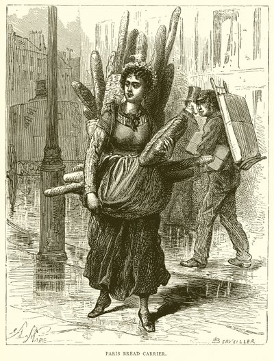 Portador de Pan de París de English School