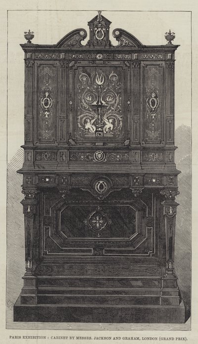 Exposición de París, Gabinete de Messers Jackson y Graham, Londres, Gran Premio de English School