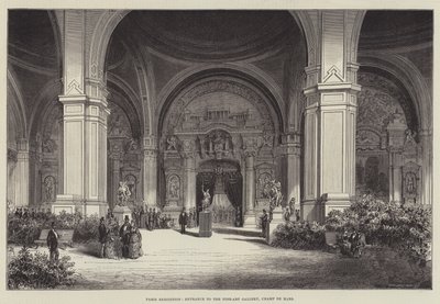 Exposición de París, Entrada a la Galería de Bellas Artes, Champ de Mars de English School