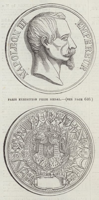 Medalla del Premio de la Exposición de París de English School