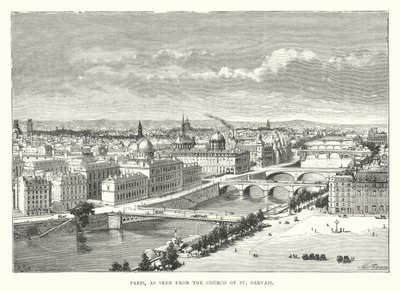 París, visto desde la Iglesia de San Gervasio de English School