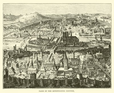 París en el Siglo XVII de English School