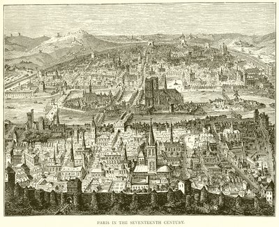 París en el siglo XVII de English School