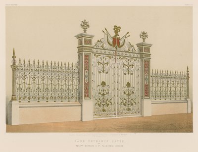 Puertas de entrada al parque de English School