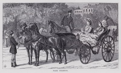 Park Phaeton (grabado) de English School