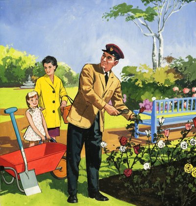 Encargado del parque de English School