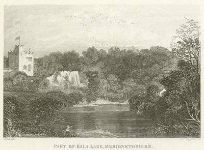 Parte del lago Bala, Merionethshire de English School