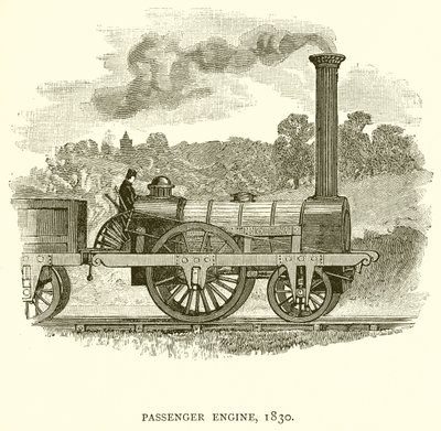 Locomotora de pasajeros, 1830 de English School