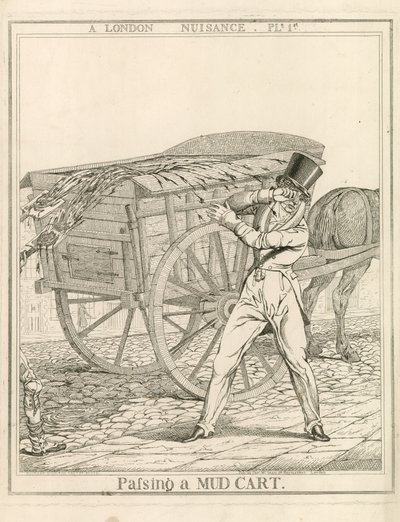Pasando un carro de barro de English School