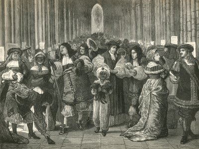 Paseo de San Pablo en el reinado del Rey Carlos II de English School