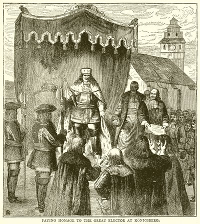 Rindiendo Homenaje al Gran Elector en Königsberg de English School