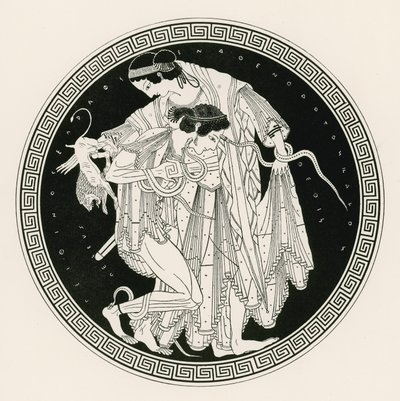 Peleo y Tetis (grabado) de English School