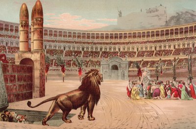 Persecución de los cristianos en Roma por Nerón de English School