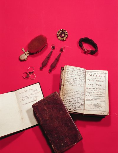 Objetos personales pertenecientes a Lady Byron de English School