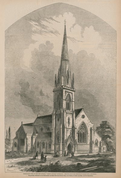 Vista en perspectiva de la Iglesia de Cristo de English School