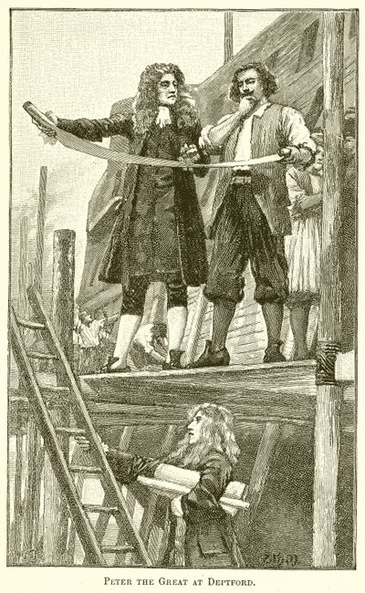 Pedro el Grande en Deptford de English School