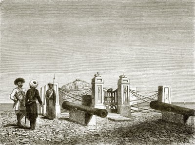 La cabaña de Pedro el Grande, cerca de Derbend de English School