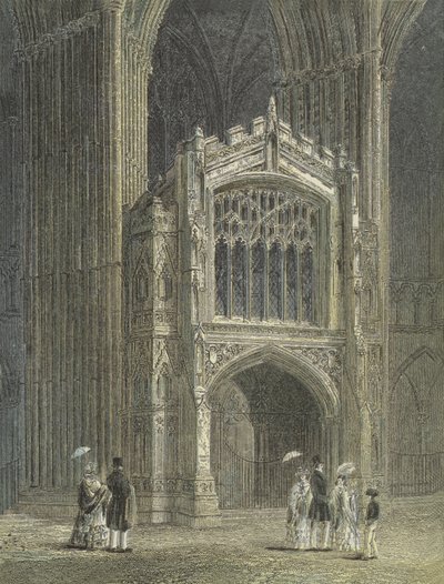Catedral de Peterborough, Vista del Pórtico, Extremo Oeste de English School