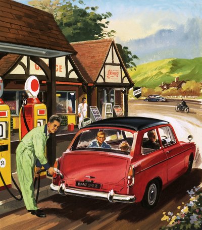 Empleado de gasolinera de English School