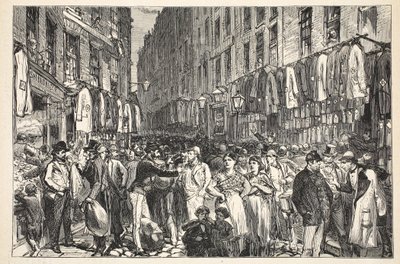 Petticoat Lane (Middlesex Street), 1870 de English School
