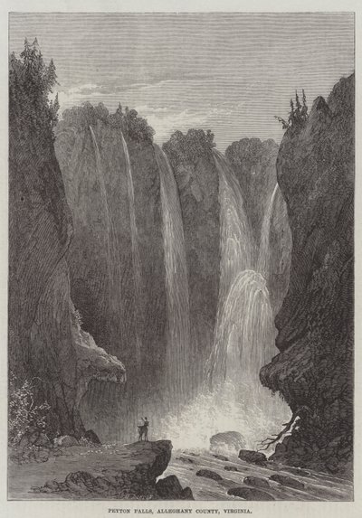 Cataratas Peyton, condado de Alleghany, Virginia de English School