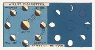 Fases de la Luna (cromolito) de English School