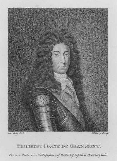 Philibert Comte de Grammont (grabado) de English School