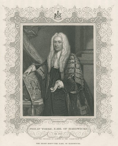 Philip Yorke, primer conde de Hardwicke, de 