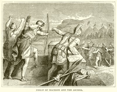 Felipe de Macedonia y el arquero de English School