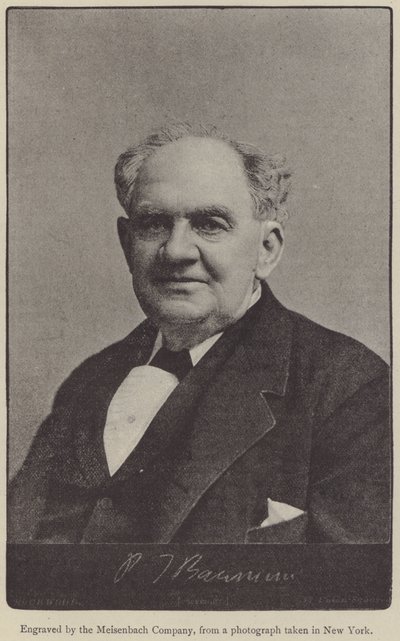 Phineas Taylor Barnum (grabado) de English School