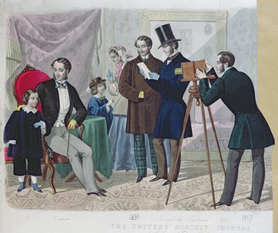 Sesión fotográfica, 1857 de English School