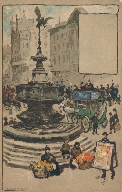 Piccadilly Circus, Londres de English School
